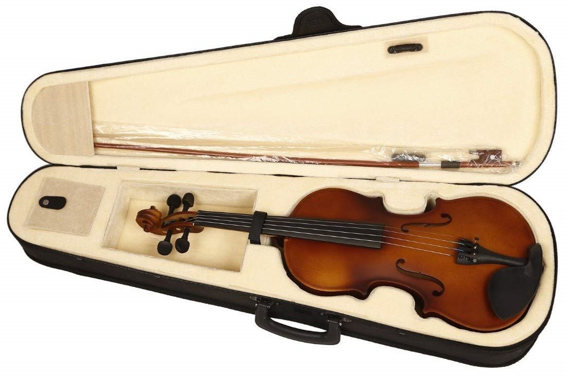 Violin With Case Bow String Set and Rosin