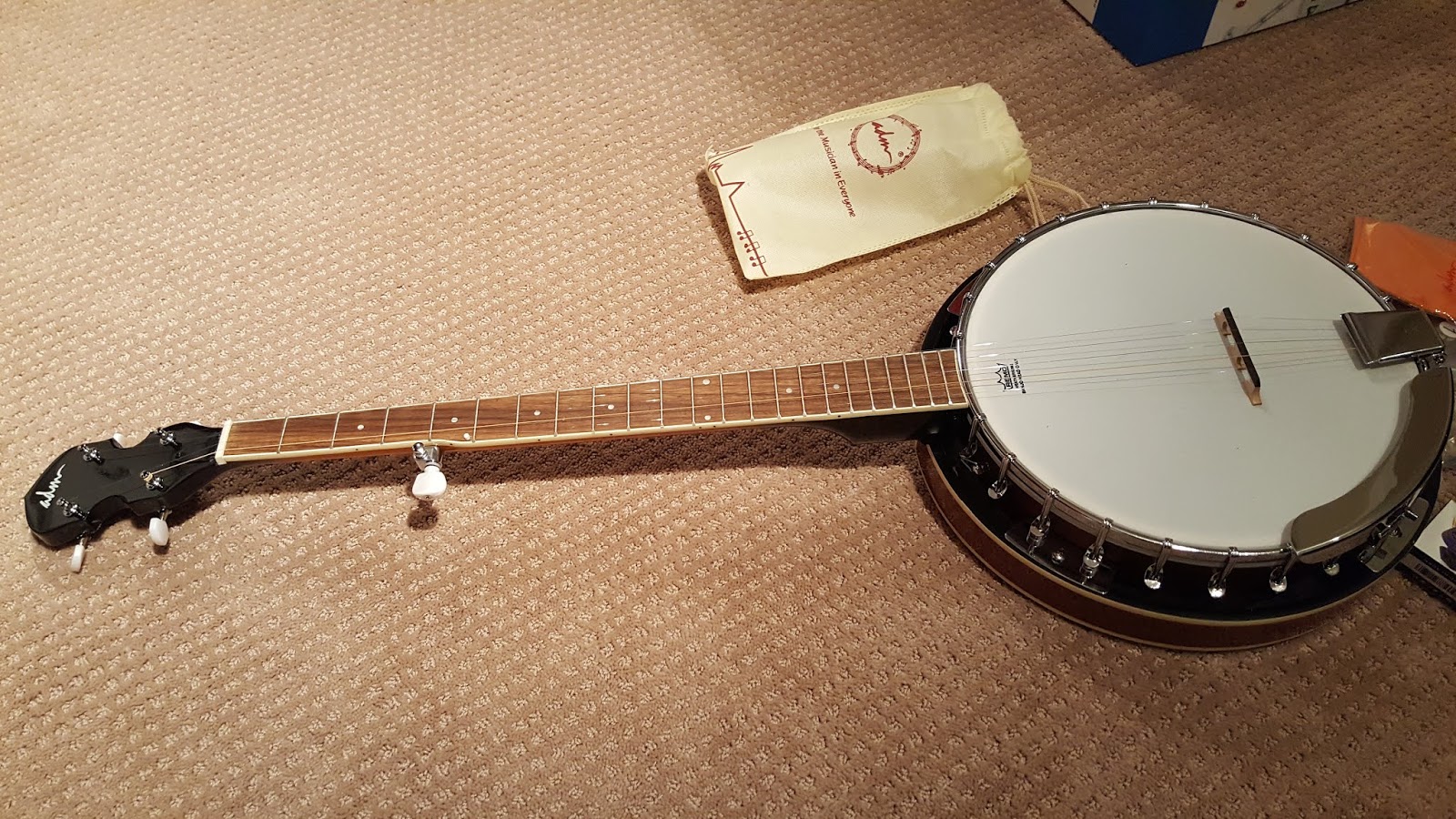 Banjo with Closed Solid Wood Back